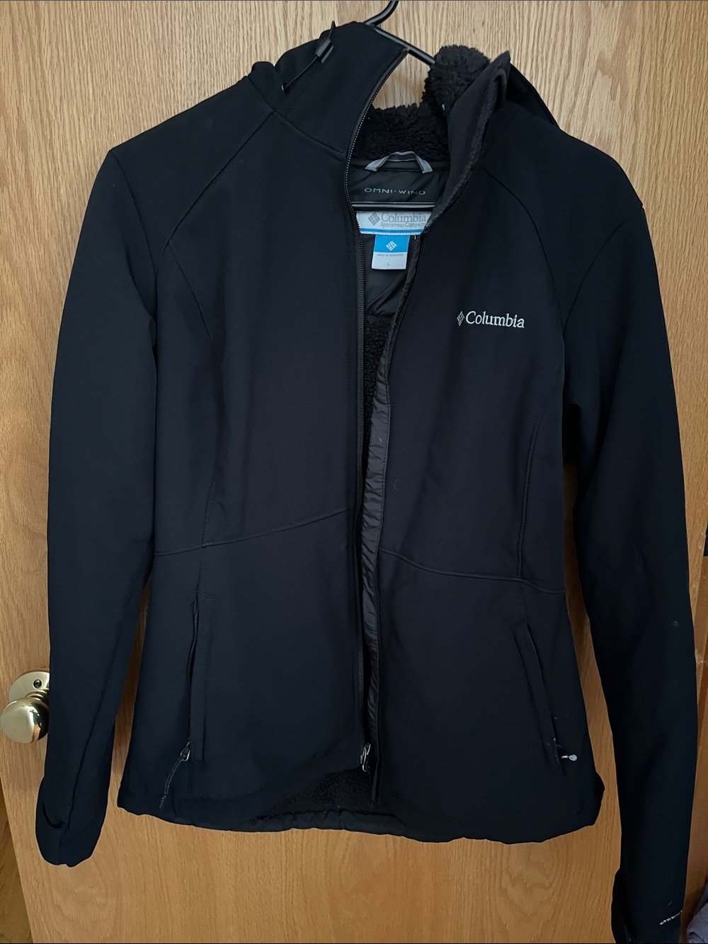Columbia Black Women's Ski Jacket with Sherpa Lining